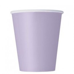 Lavender Papír Parti Pohár - 270 ml, 8 db-os