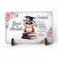 Kis fa tábla - Gratulálok Kövesd az Álmaidat