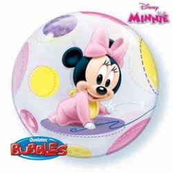 56 cm-es Disney Baby Minnie Bubbles Lufi Babaszületésre