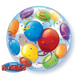 56 cm-es Léggömb Mintás - Balloons Bubble Lufi