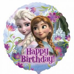 46 cm-es Happy Birthday Jégvarázs - Disney Frozen - Szülinapi Fólia Lufi