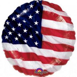 46 cm-es Amerikai Zászló - Usa Flag Fólia Lufi