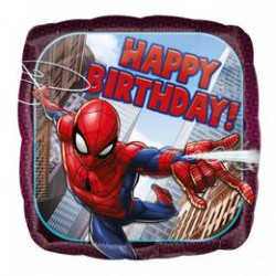 43 cm-es Pókember - Spider-Man Happy Birthday Szülinapi Fólia Lufi