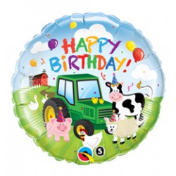 46 cm-es Farm Állatos - Birthday Barnyard Farmos Szülinapi Fólia Lufi