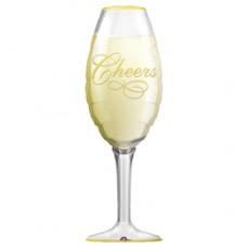 Pezsgőspohár - Champagne Glass - Super Shape Fólia Lufi