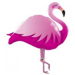 116 cm-es Pink Flamingó Super Shape Fólia Lufi