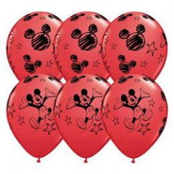 28 cm-es Mikiegér - Mickey Mouse Red Lufi 1 db