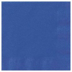 Royal Blue Papír Parti Szalvéta - 33 cm x 33 cm, 20 db-os