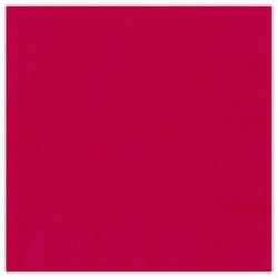 Ruby Red Papír Parti Szalvéta - 33 cm x 33 cm, 20 db-os