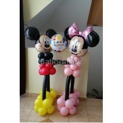 Mickey és Minnie lufiból