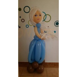 Jégvarázs Elsa lufifigura nagy méretben